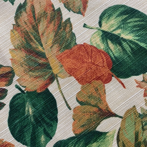 Vintage round FALL tablecloth - Picture 3 of 8